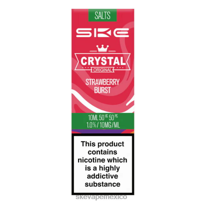 sal cristalina - 10ml explosión de fresa - SKE vape crystal JZP8X118 SKE